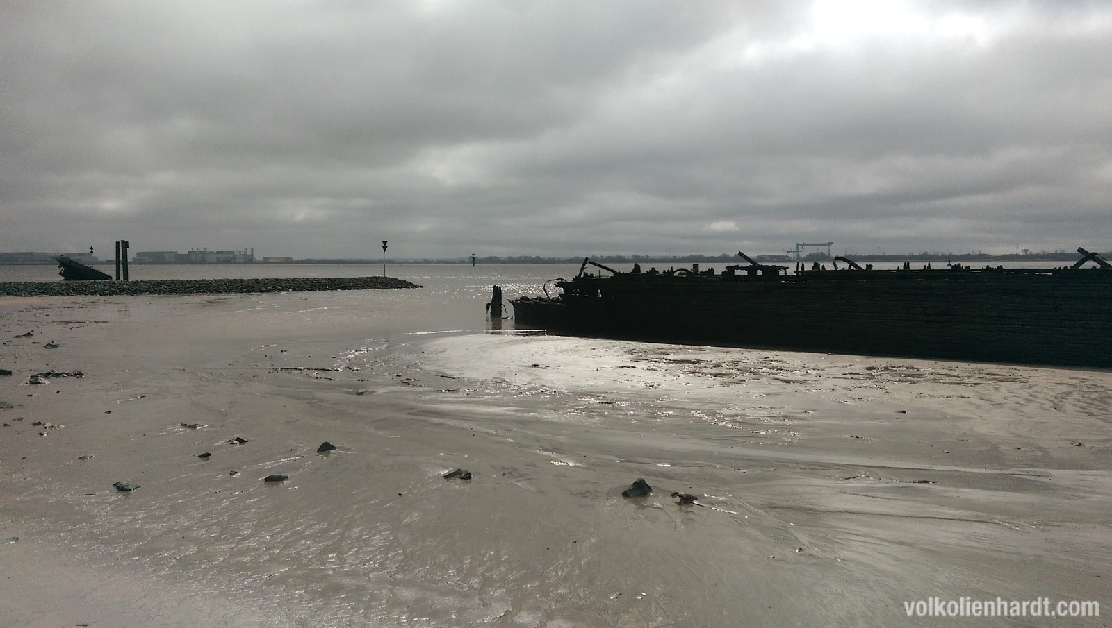 Schiffswrack Blankenese