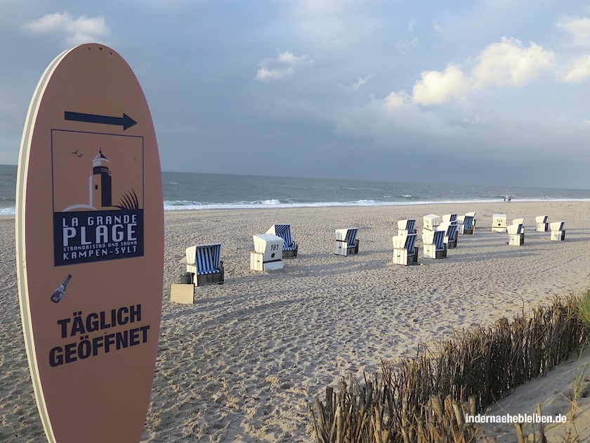 Drinks mit Aussicht: das Grande Plage am Strand vom Kampen