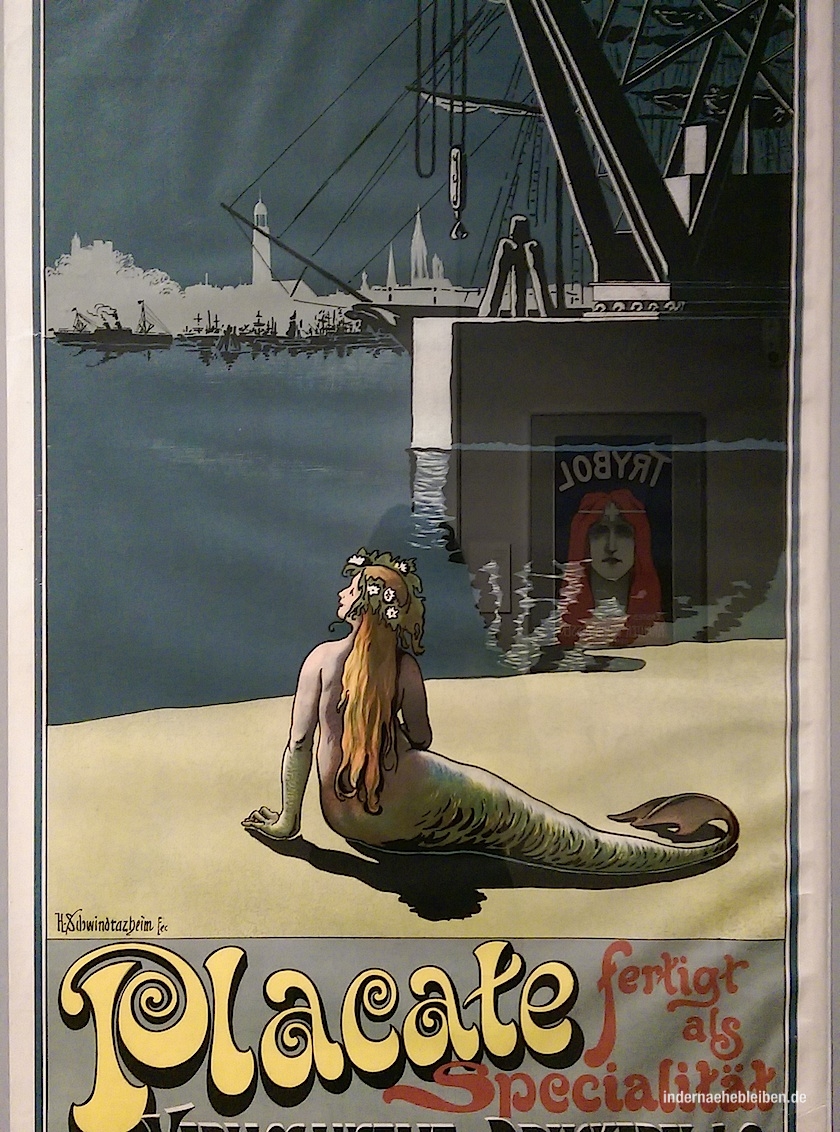 Plakat aus Hamburg