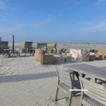 down on the beach