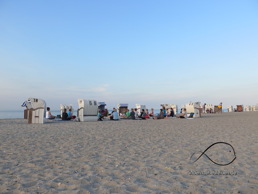 Yoga am Strand