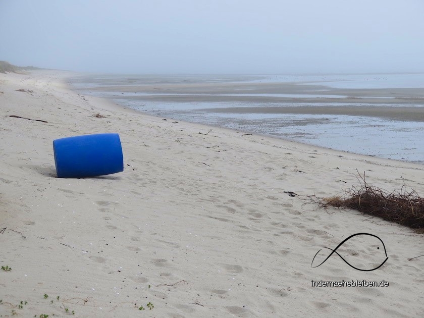 Blaue Tonne
